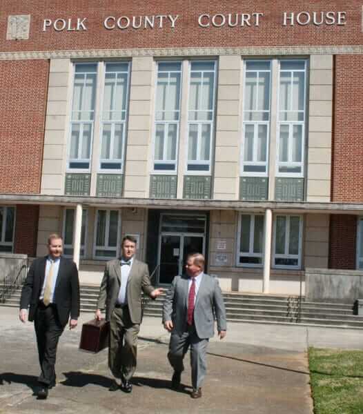 Photo of legal professionals at Polk County Court House